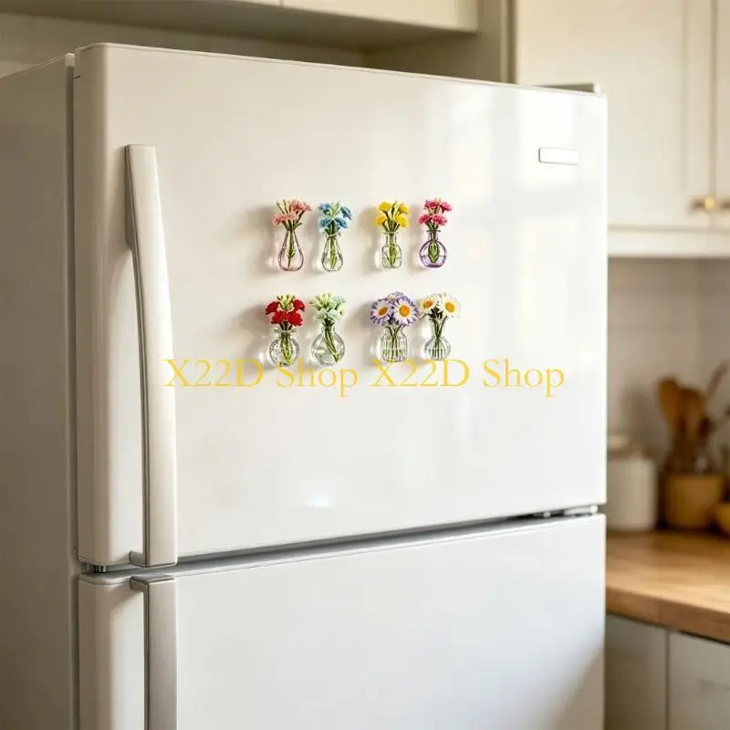 X22D Creative Glass Displays For Fridge improve Includes 8 Beautiful Synthetic herbage