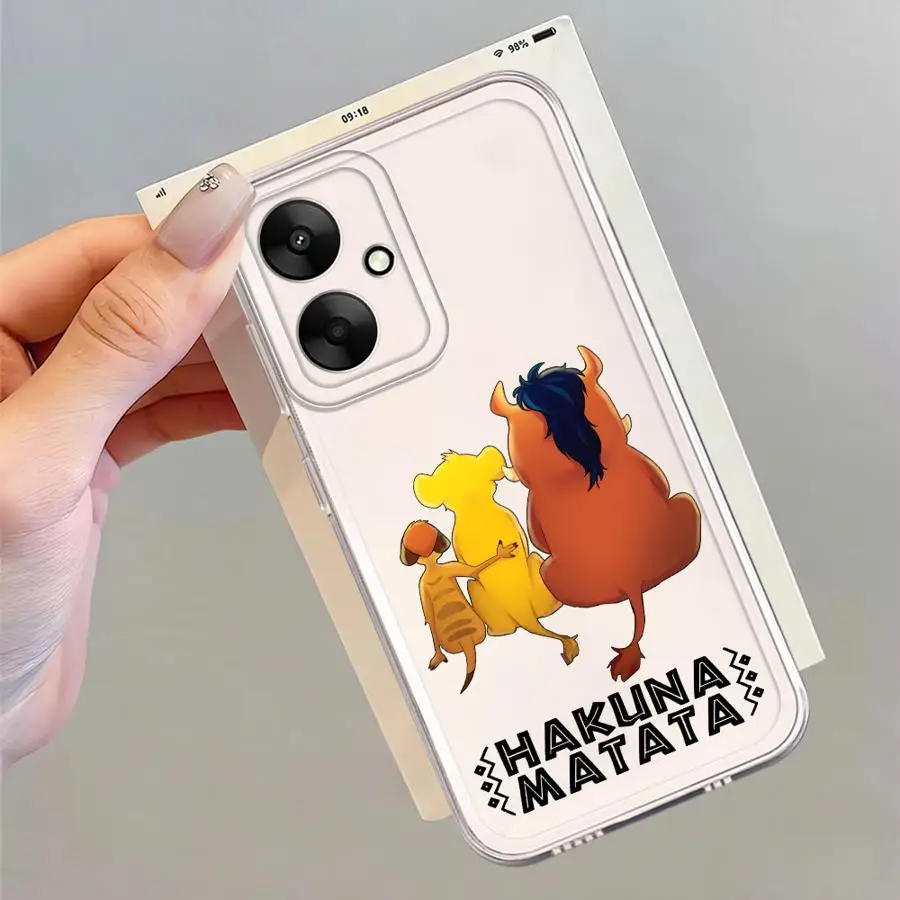Funda blanda para Xiaomi Poco X3 Pro X3 NFC Disney Rey León Lindo