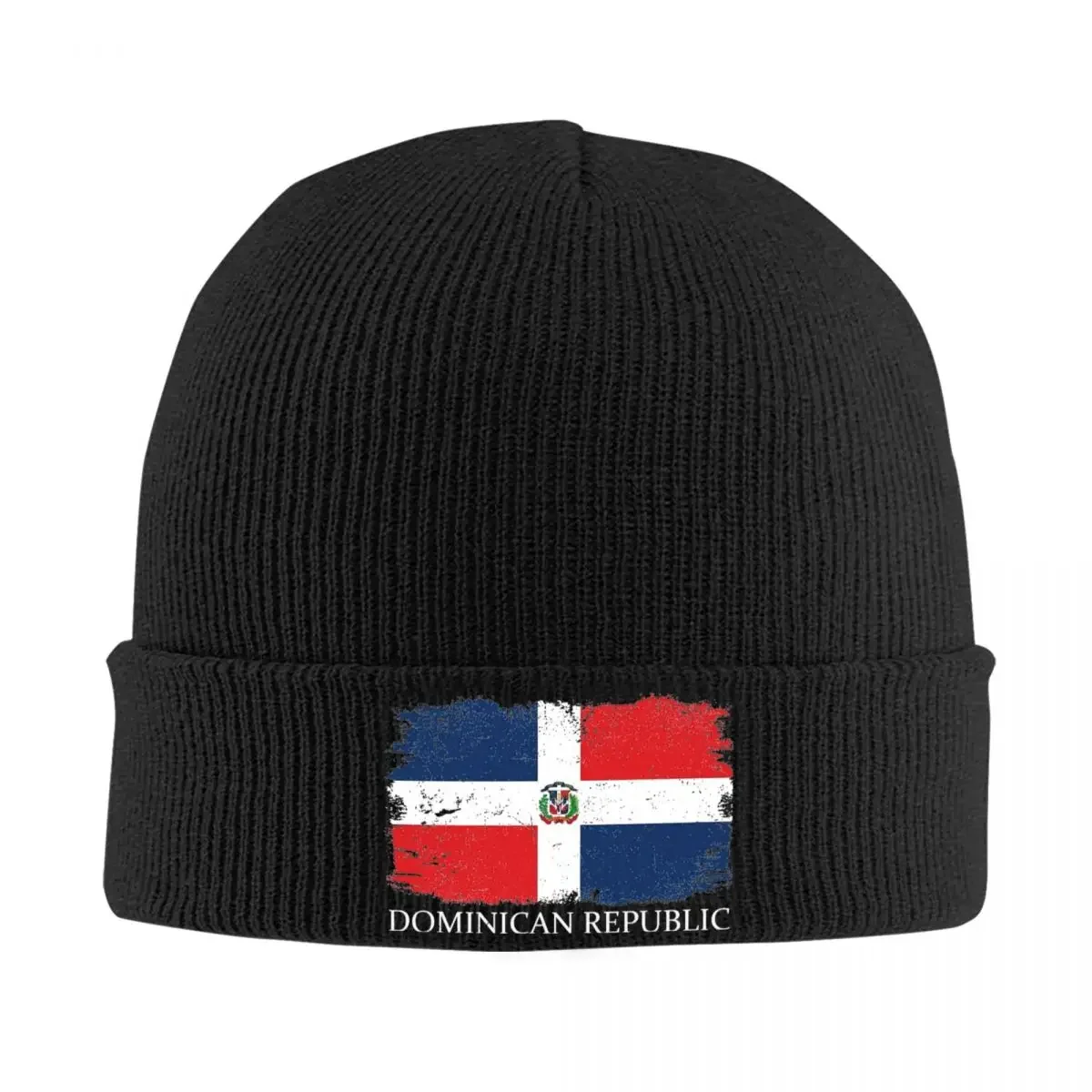 Dominican Republic Beanie Hats Country Flag Knit Hat Hippie Elastic Men Women Caps Autumn Casual Bonnet Hats Birthday Gift