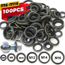 Bonded Seal Sealing Gasket Car Oil Drain Screw Combined Sealing Washer Sump Plug M6-M16 Combination Gasket Oil Resistant O Ring