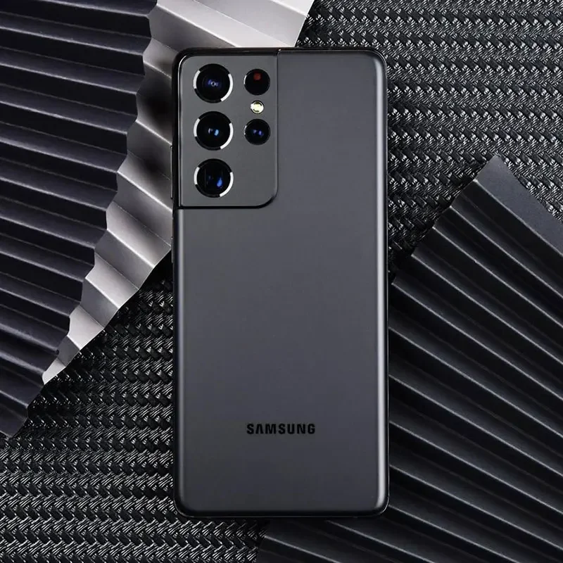 هاتف Samsung Galaxy S21 Ultra 5G G998U1 مقاس 6.8 بوصة AMOLED 12GB+128/256/512GB Snapdragon NFC ذكي بحالة ممتازة
