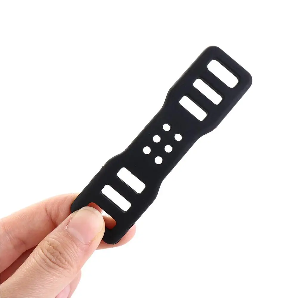 Fascia fissa in silicone Fasciatura in silicone Supporto per luce per bici Fasciatura per luce per bicicletta Cinghie in silicone Montaggio Cinghia elastica per ciclismo