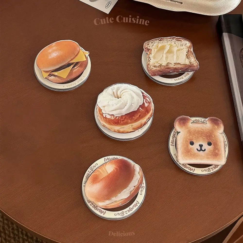 

Новый складной держатель для телефона с тостами для хлеба, милый мультяшный стиль, магнитная подставка, очаровательный кронштейн для телефона в корейском стиле для Magsafe