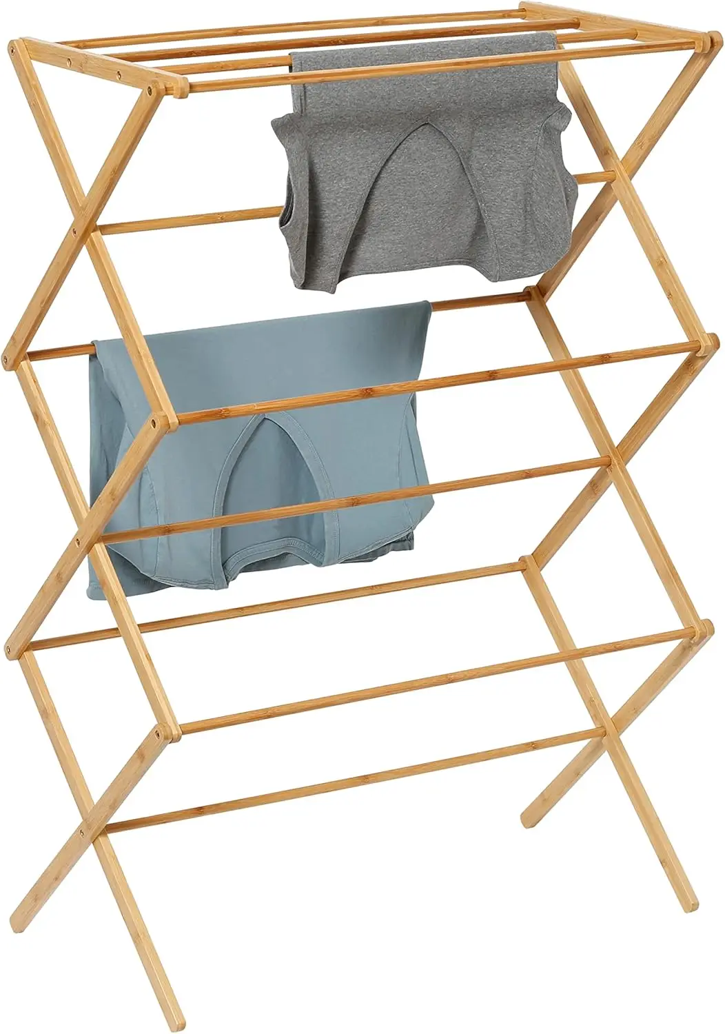 

Collapsible Clothes Drying Rack, Bamboo DRY-09508 Natural