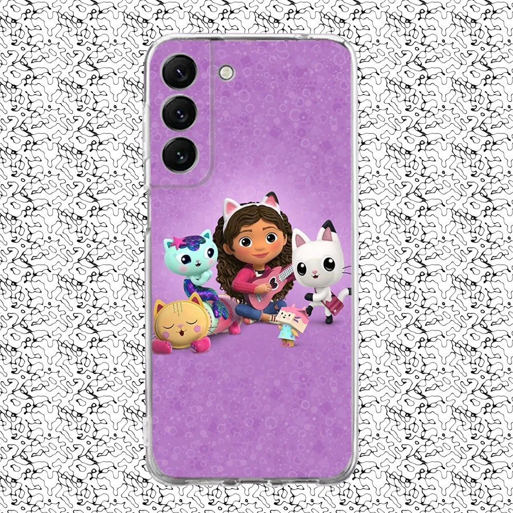 Cute G-Gabbys D-Dollhouse Phone Case Silicone For Samsung S30,S23,21,22,20 Ultra,S20 FE lite,S10,9,PIus Note20ultra Cover Clear