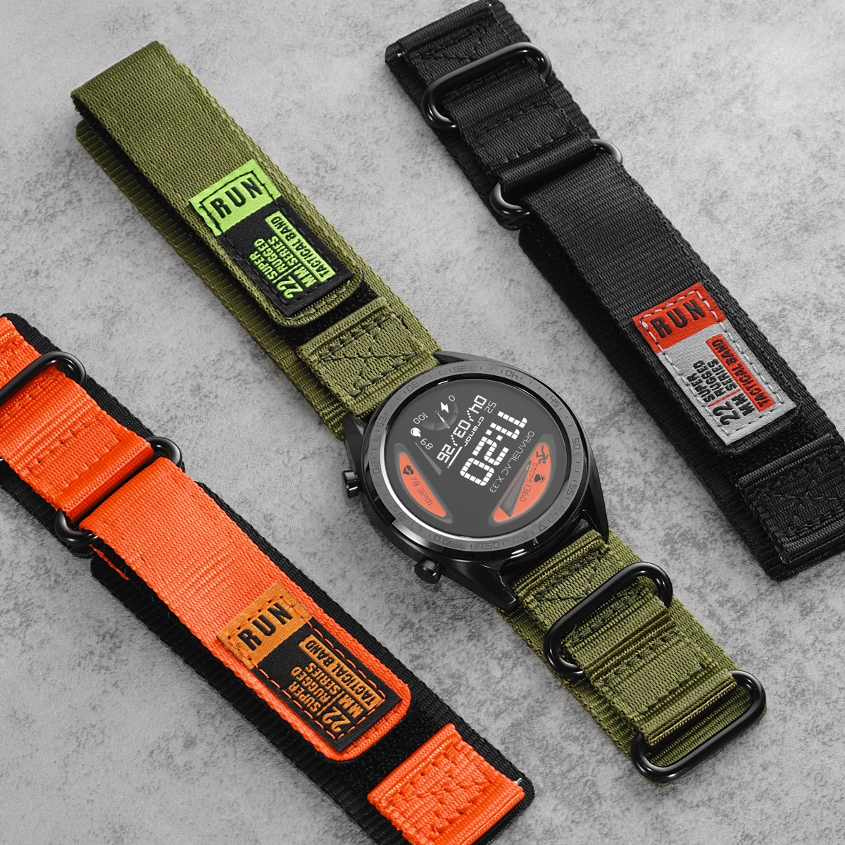 Tactical Nylon Band for Google Watch Pixel 5 4 3 2 1 41mm Elastic Sport Strap for Pixel 5 4 45mm Adjustable Breathable Bracelet