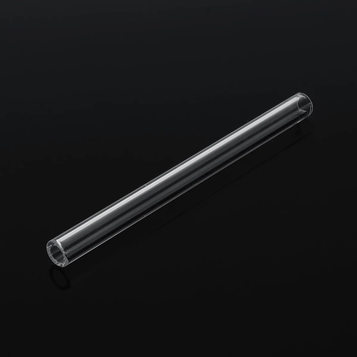 10Pcs 100mm OD 7mm 1.5mm Thick Transparent Wall Borosilicate Glass Blowing Tube Mixer Rod for School Lab Chemical Experiment