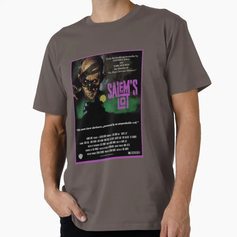 The Master will enjoy you! Salem's Lot horror Fim halloween Gift t shirt Retro Vampire Graphic clothes men's All size S-6XL Tops