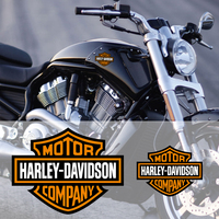 2pcs Motorcycle LOGO Tank Decal Motor Oil Cover Motorcycle Decal for Harley Helmet Stickers