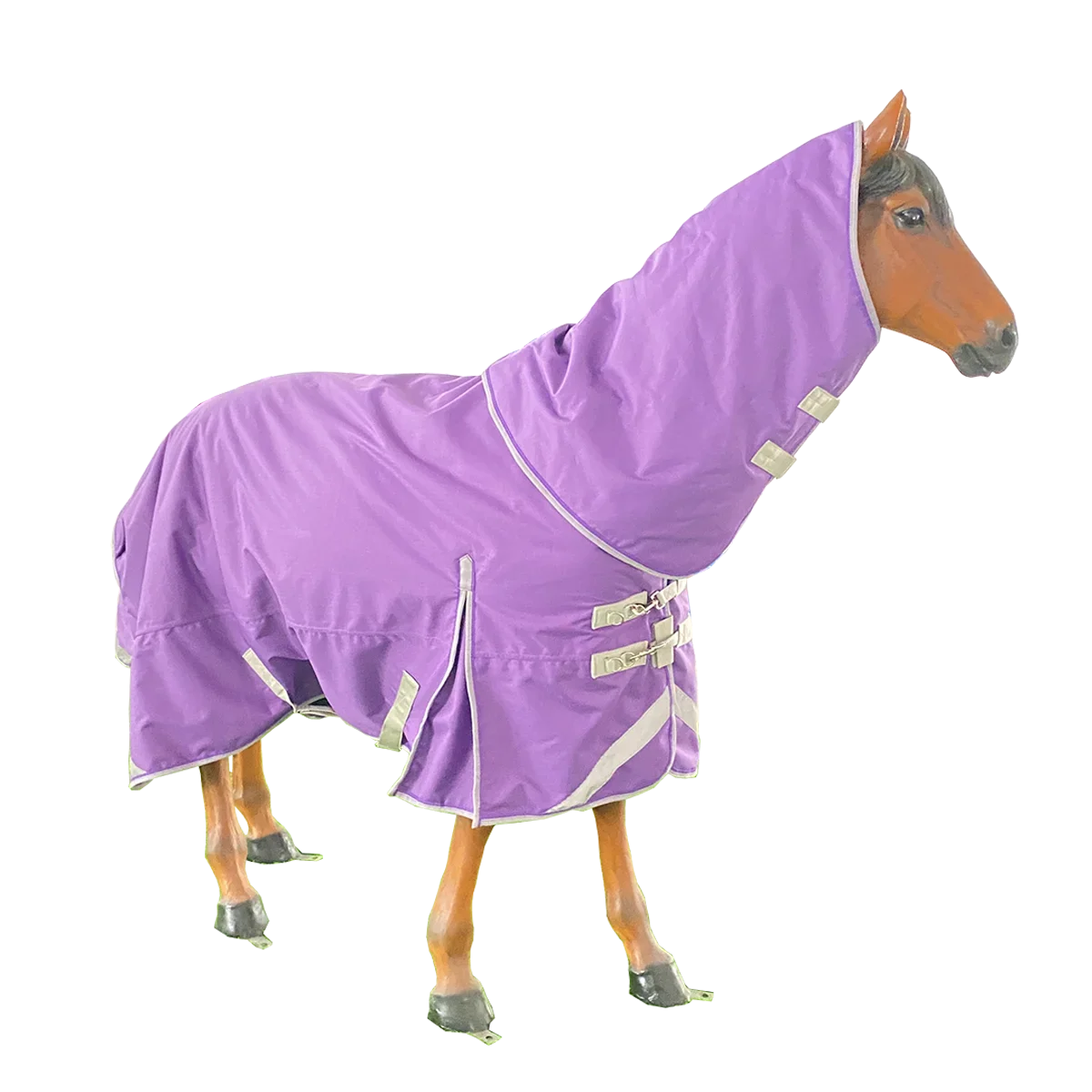 High Quality Equestrian 1200D Waterproof Breathable Combo Winter Turnout Horse Rug Horse Racing Supplies Horse Blanket