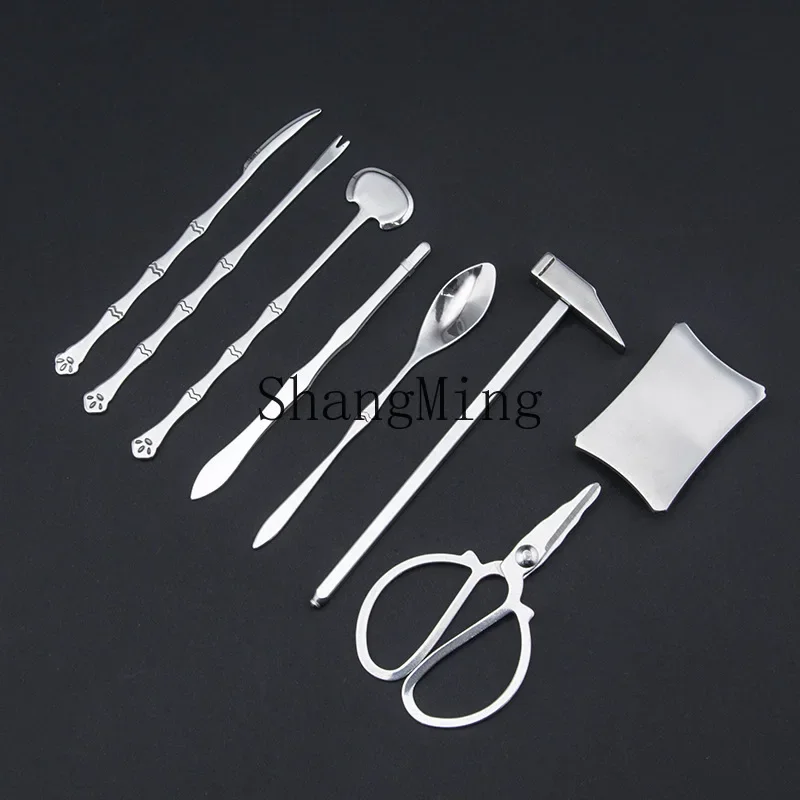 CLL manufacturer spot daily kitchenware crab eight-piece stainless steel crab peeling set, pliers and forks