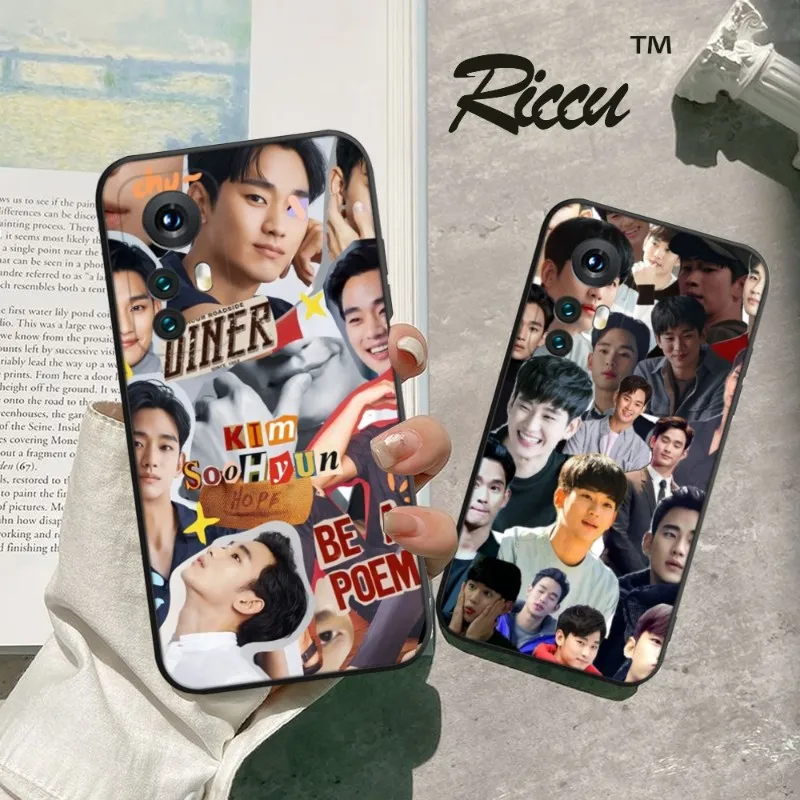 Handsome Actor K-Kim Soo Hyun Phone Case For Xiaomi Redmi Note 11 10 9C Pro 10X K20 Back Soft Cover Note 9A K40 K30S Cover