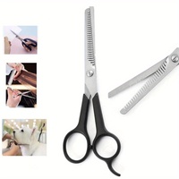 Professional Pet Grooming Scissors With Safety Round Tip Hairdressing Tools Pet Hair Trimming Cleaning supplies Fine Teeth Combs
