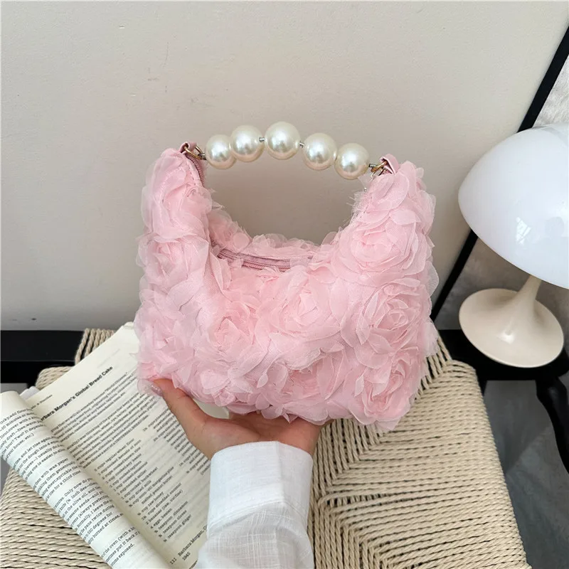 Shoulder Bag Women Floral Pop Gala Night Party Outfits Prom Accessories Wedding Items Elegant Daily Shopping Gifts in Stock Hot