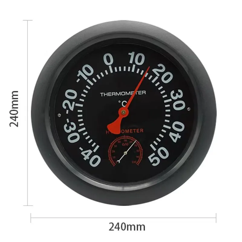 Wall-Mounted Thermometer Hygrometer TH-2 High Accuracy Analog Room Temperature Humidity Gauge for Home Use