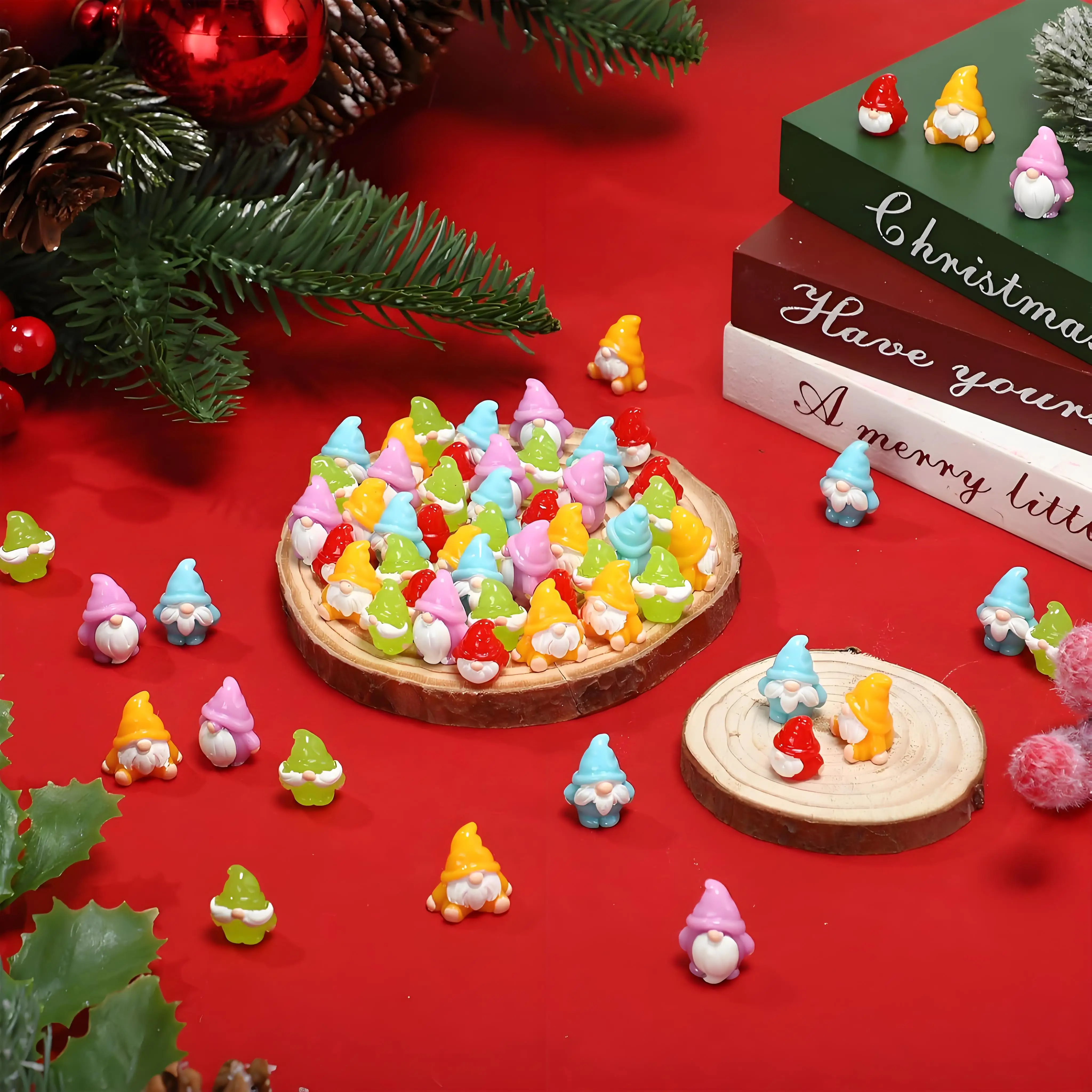 10/20PCS Miniature Gnomes Statues Tiny Figures For DIY Fairy Garden Micro Landscape Craft Party Favors Gift