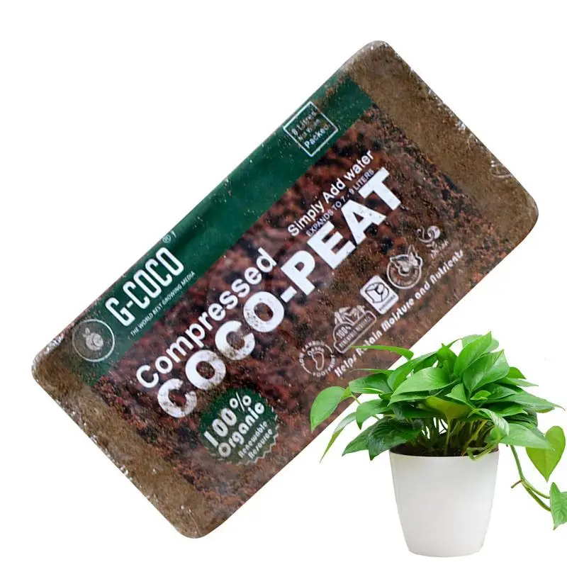 Coco Coir Chips Organic Coconut Fiber Substrate With Low EC And PH Balance Coconut Coir Bricks Coco Fiber Eco-Friendly Coconut