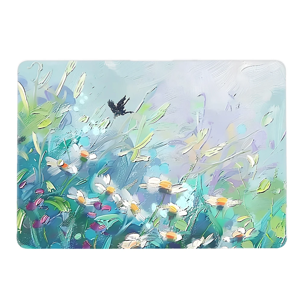 

Laptop Case for MacBook Air 13 M4 13.6 15 A3241 2025 for MacBook Pro 14 M1 2021 Case M2 M3 A3112 Hard Shell with Oil painting