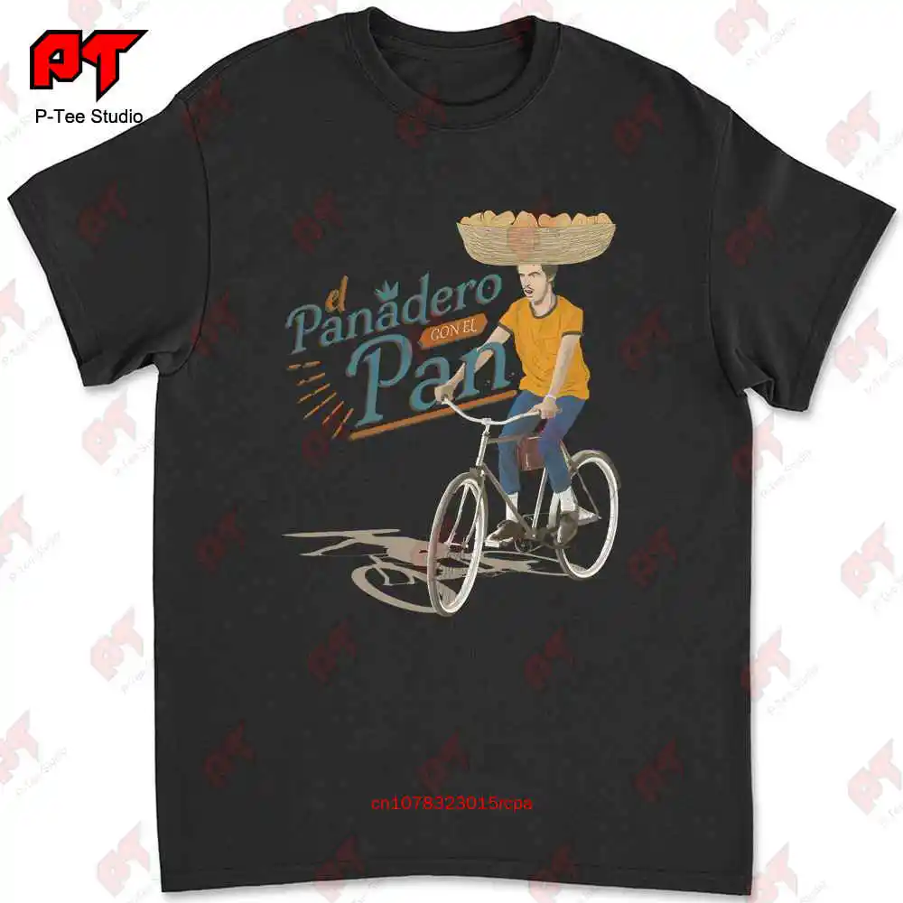 Tin Tan Panadero Con El Pan Pachuco Cholo Chicano Mexico T-shirt XGBB