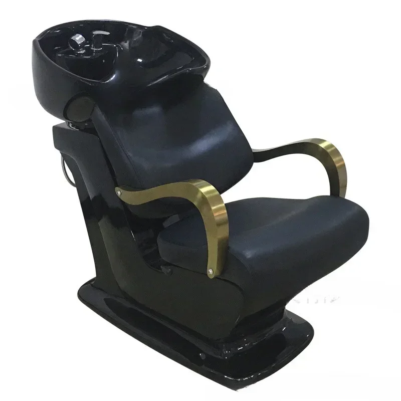 Top selling salon furniture modern hair wash basin leather salon shampoo chair