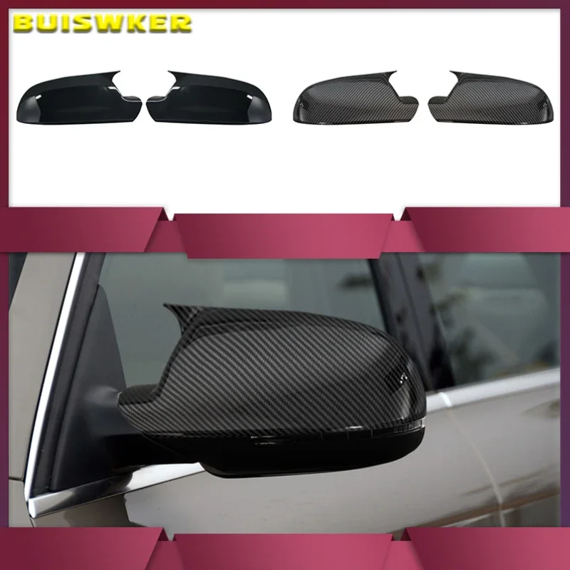 

Left Right Gloss Bright Black Rearview Wing Mirror Cover Cap For Audi A4 B8.5 S4 2011-2016 A3 8P 2010-2013 A5 S5 2010-2016