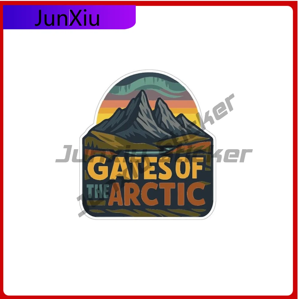 

Ворота Арктического национального парка, устойчивая к царапинам наклейка, серия национальных парков США, наклейка, авто наклейка, автомобиль для кемпинга, мотоцикл V125
