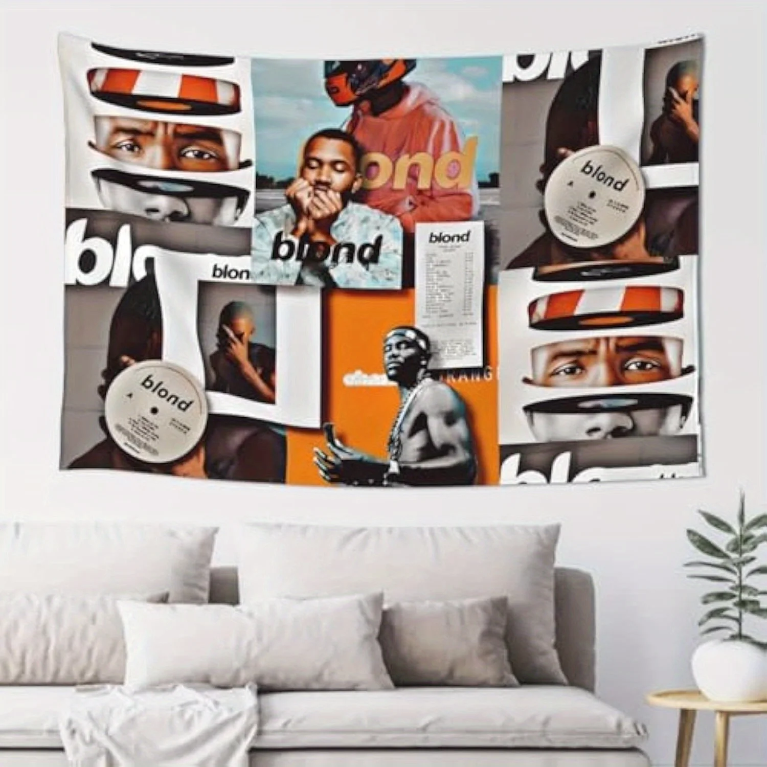 Modern Collage Tapestry: Trendy, Artistic, and Visually Striking Wall Art for a Contemporary Decor Statement