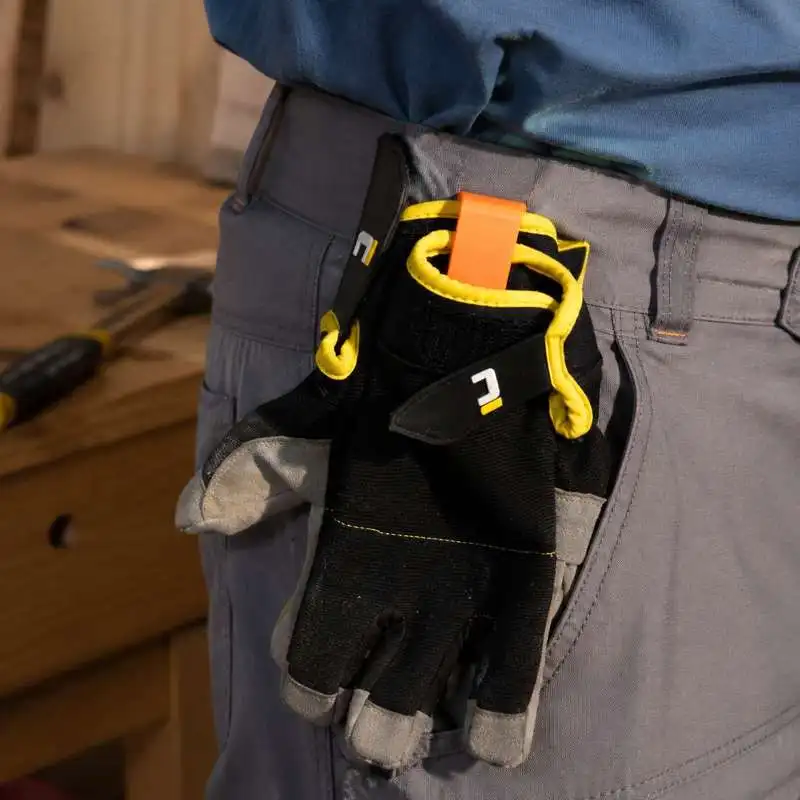 Portable Glove Pocket Clip Attachable Work Glove Holder Pants Pocket Storage Fastener