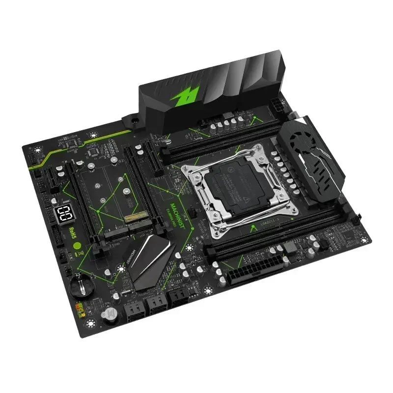 Комплект материнской платы MACHINIST MR9A PRO X99 с процессором Xeon E5 2640 V3 DDR4, 2 шт. * 8 ГБ оперативной памяти, комбинированная четырехканальная память ATX