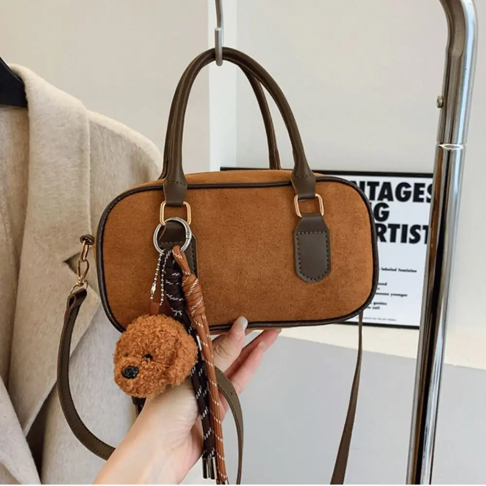 المحمولة بو الجلود الجلد المدبوغ البولينج حقيبة يد الكورية نمط بولي PU بوسطن حقيبة سعة كبيرة بلون صغير مربع حقيبة السفر