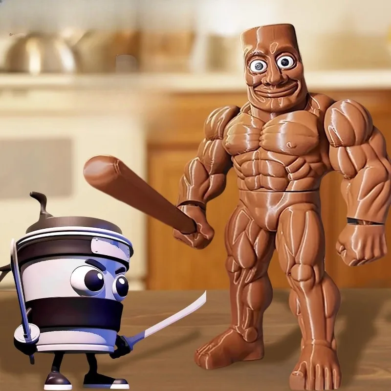 جديد تونغ تونغ تونغ الصحور اللعب راقصة الباليه كابتشينو عمل الشكل Brainbot أنيمي Tralalero Tralala القرش مكتب حلية اللعب الهدايا