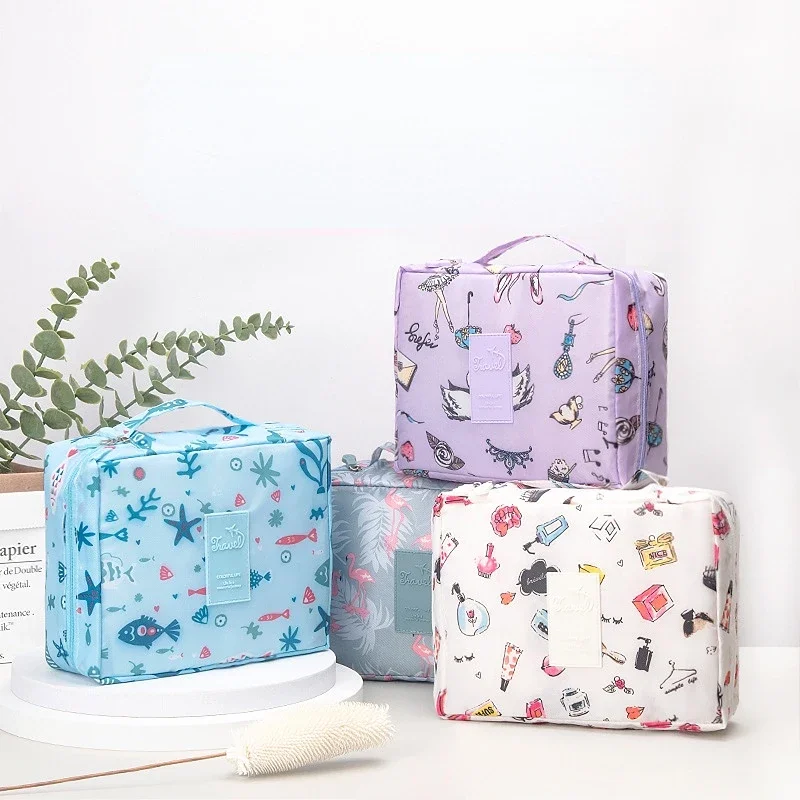 Outdoor Girl Large Makeup Bag for Women Cosmetic Bag Travel Wash Toiletries Organizer Waterproof Female Storage Make Up Cases