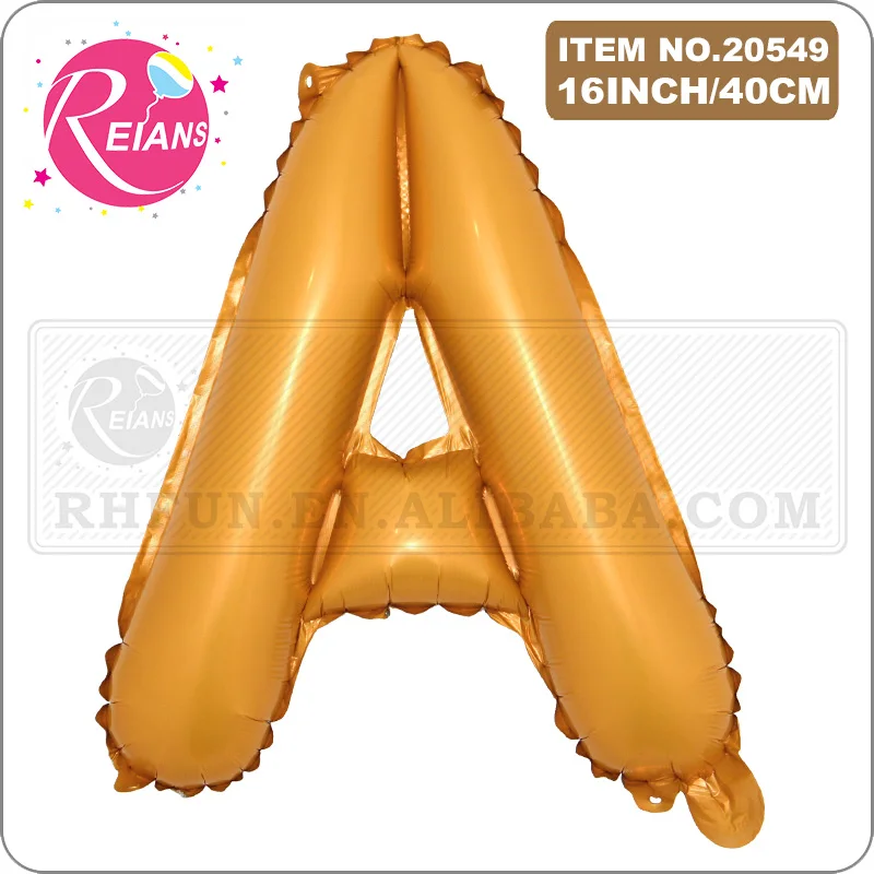 16 inch Orange Letter Number Alphabet Foil Balloons Birthday Party Wedding Decoration event & party supplies birthday balloons