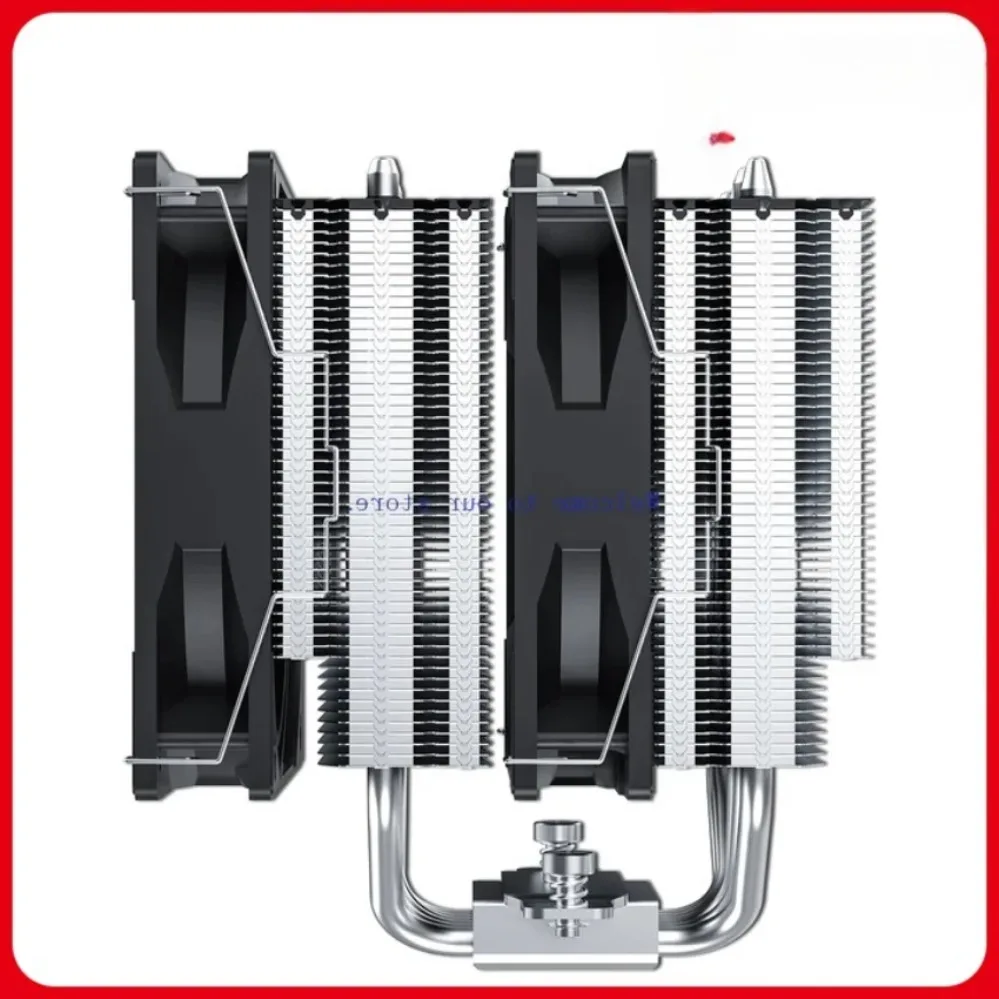 

For GL 6 Heat Pipe Tower RGB CPU Cooler Nickel Plated Base Dual Fan LGA1700 1851 AM4 AM5 HP600RGB (007)