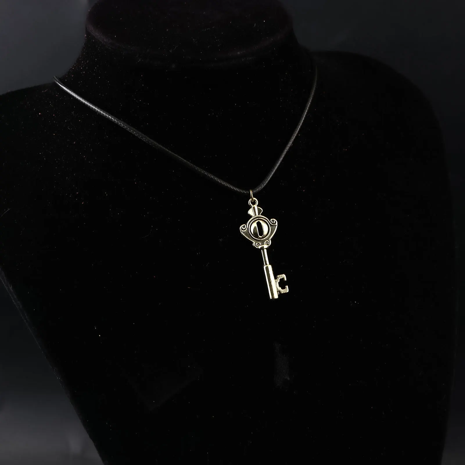 جديد أنيمي البومة البيت قلادة أميتي بوابة مفتاح الرجعية الذهب اللون العين قلادة قلادة للنساء الرجال مجوهرات اكسسوارات #5