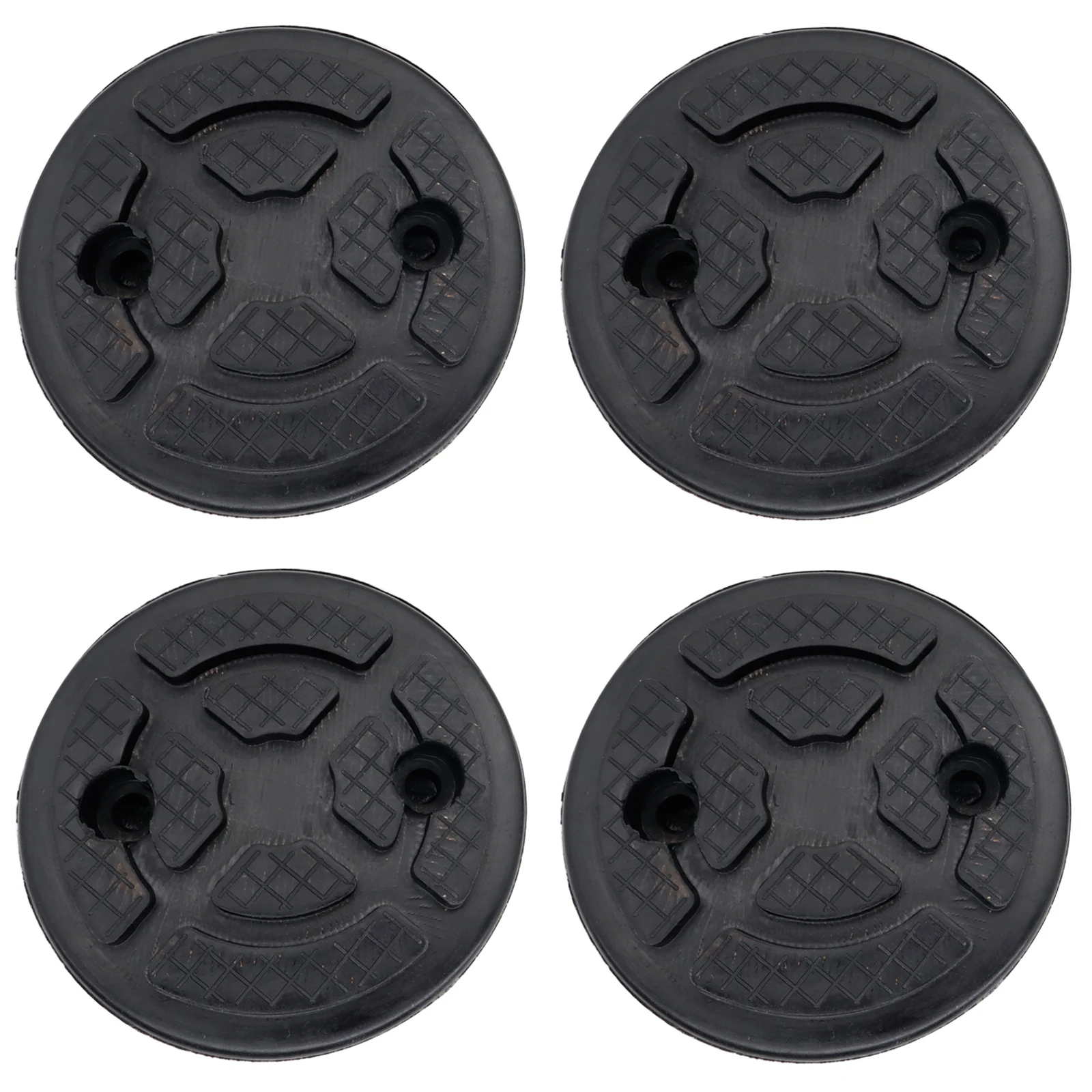 4pcs Jack Pad 115mm Diameter Lift Rubber Pad Frame Rail Adapter For Pinch Weld Side lifter Jacks Automotive 2-Post Car Lift Jack