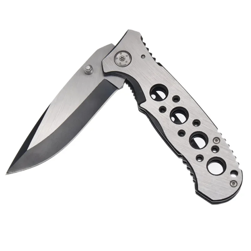 Newest Stainless Steel Folding Knife High Hardness Portable EDC Camping Pocket Knives Hiking Travel Self Defense Survival Knife