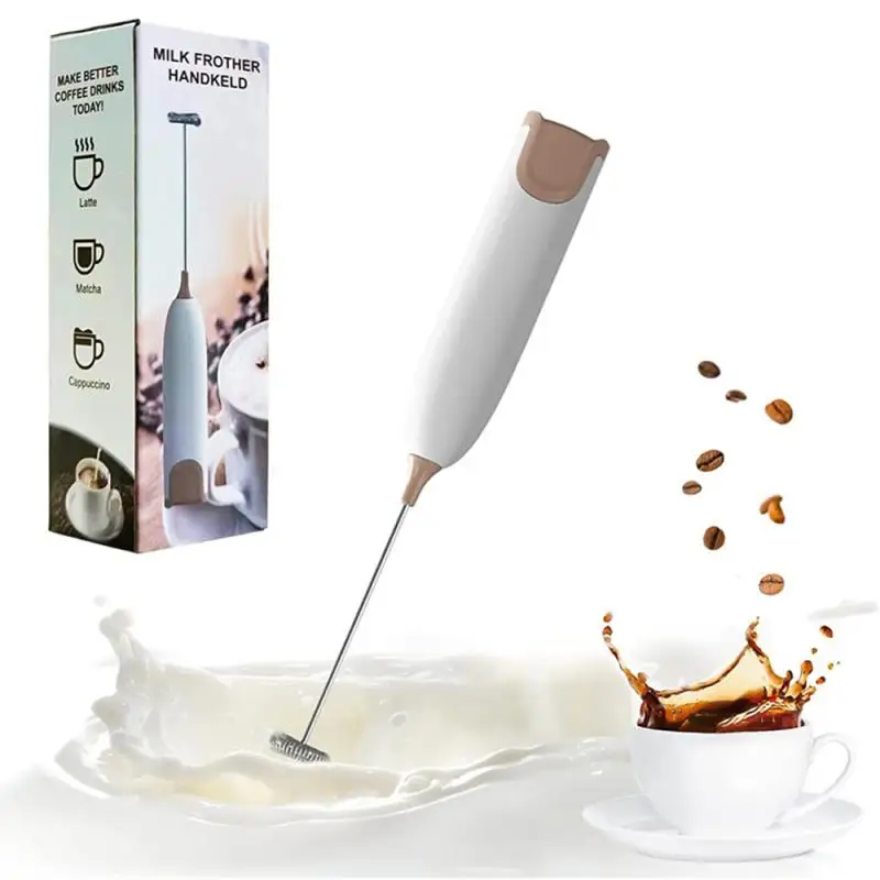 Portable Milk Cap Handheld Electric Mixer Milk Easy To Clean Household Kitchen Coffee To Stir Whisk Tool Multifunction