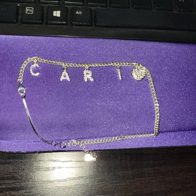 Lateefah 3mm ankle bracelet is a Cuban custom crystal name for women's ankle bracelets on the legs. It is a personalized cus