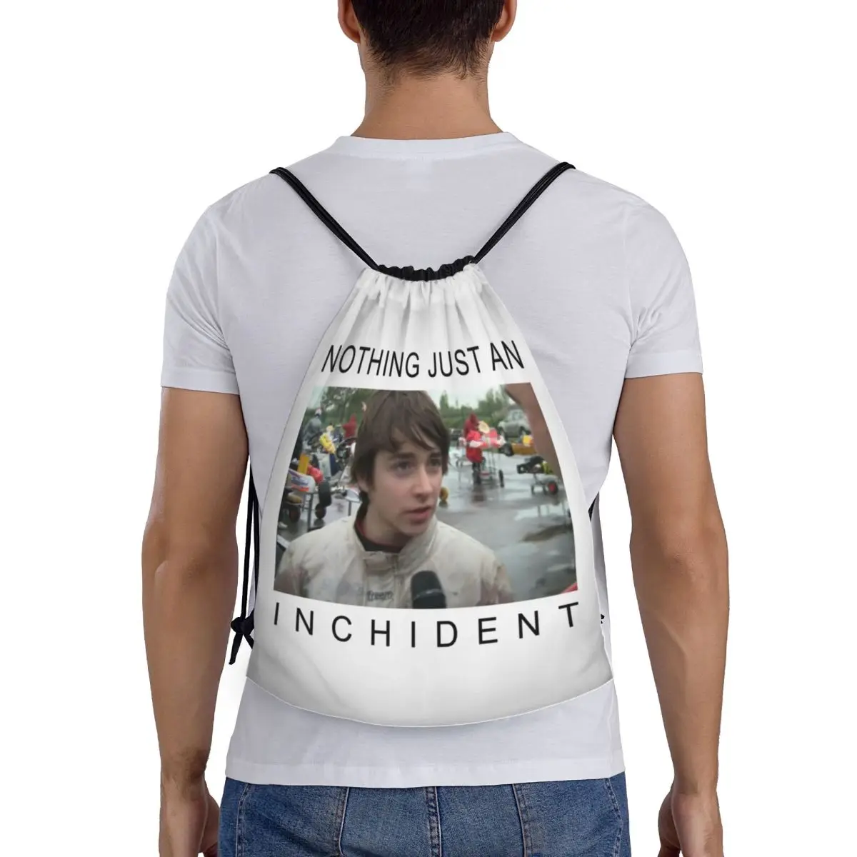 حقيبة ظهر مخصصة برباط تشارلز لوكلير بوصة للنساء والرجال خفيفة الوزن من موناكان لرياضات السيارات والسباق والرياضة والصالة الرياضية #5