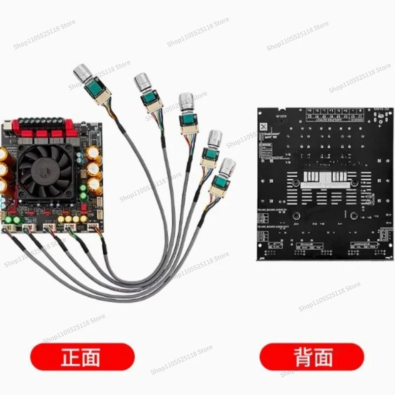 For ZK-APTX3 Bluetooth Power Amplifier Board 2.1 Channel 300W + 300W + 600W Power Amplifier Chip TPA3255