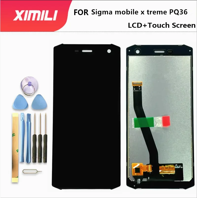 Original LCD For SIGMA X-TREME PQ36 LCD Display Touch Screen Digitizer Assembly Replacement For Sigma X-treme pq36  LCD Sensor