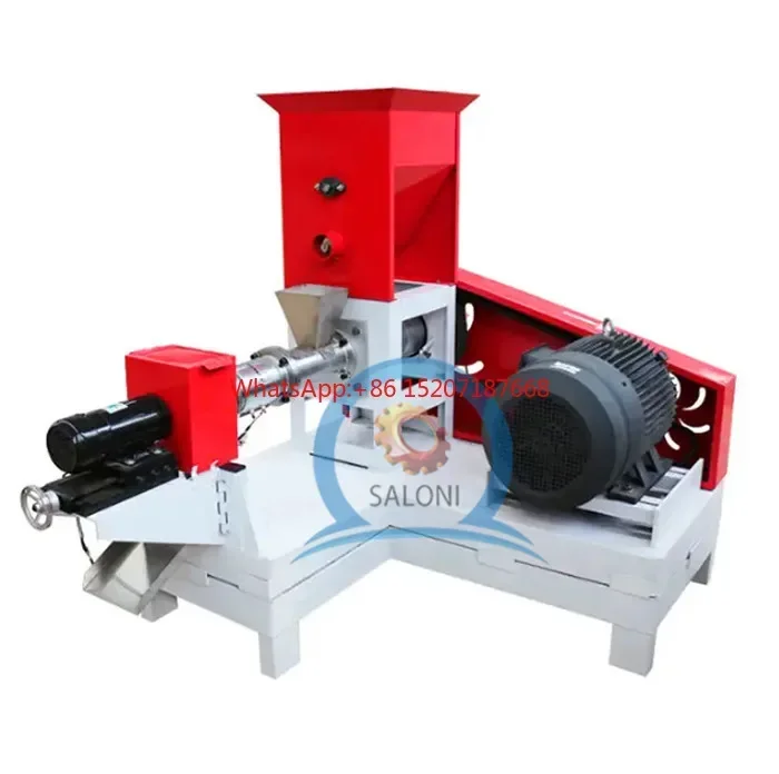 hot sale shrimp pet food dog fish feed making granulator floating small floating feed extruder machine for fish