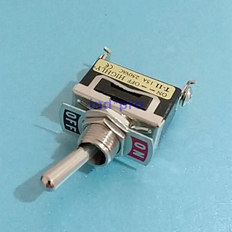 10PCS/Lot New T-11BS T-11 Toggle Switch 2P 15A 250VAC