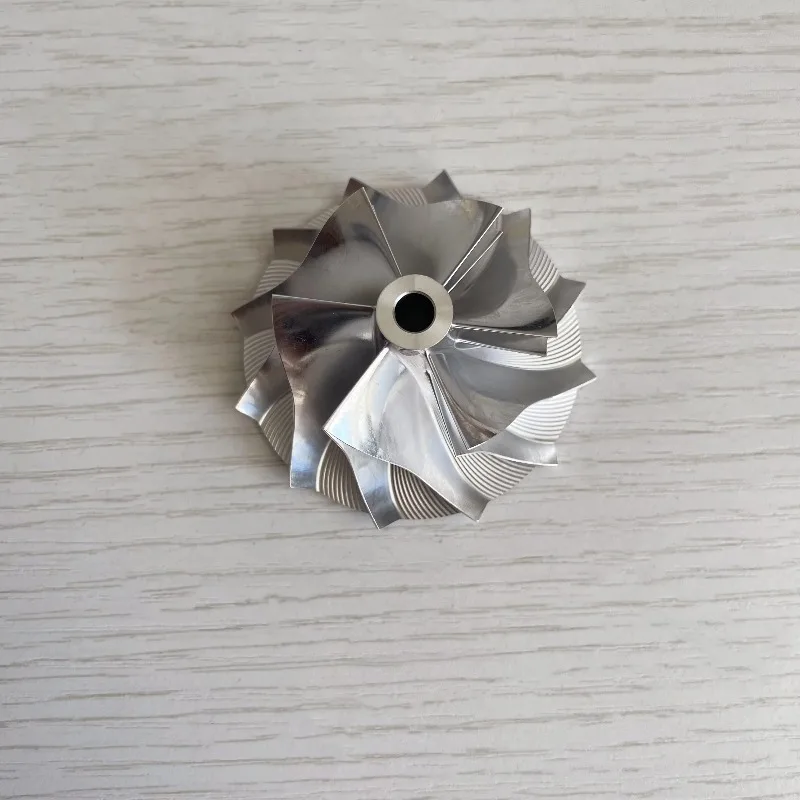 

RHF4H 37,50/52,51 мм 6 + 6 лезвий VA80 турбокомпрессор фрезерное/алюминиевое/заготовка компрессорное колесо для VM/Chrysler