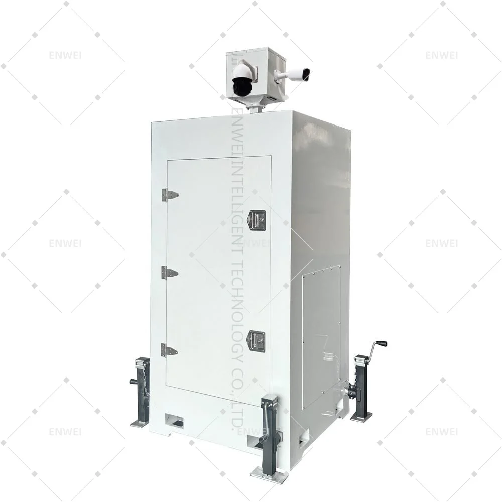Outdoor Emergency Mobile Security Camera Tower For Urban Security Monitoring