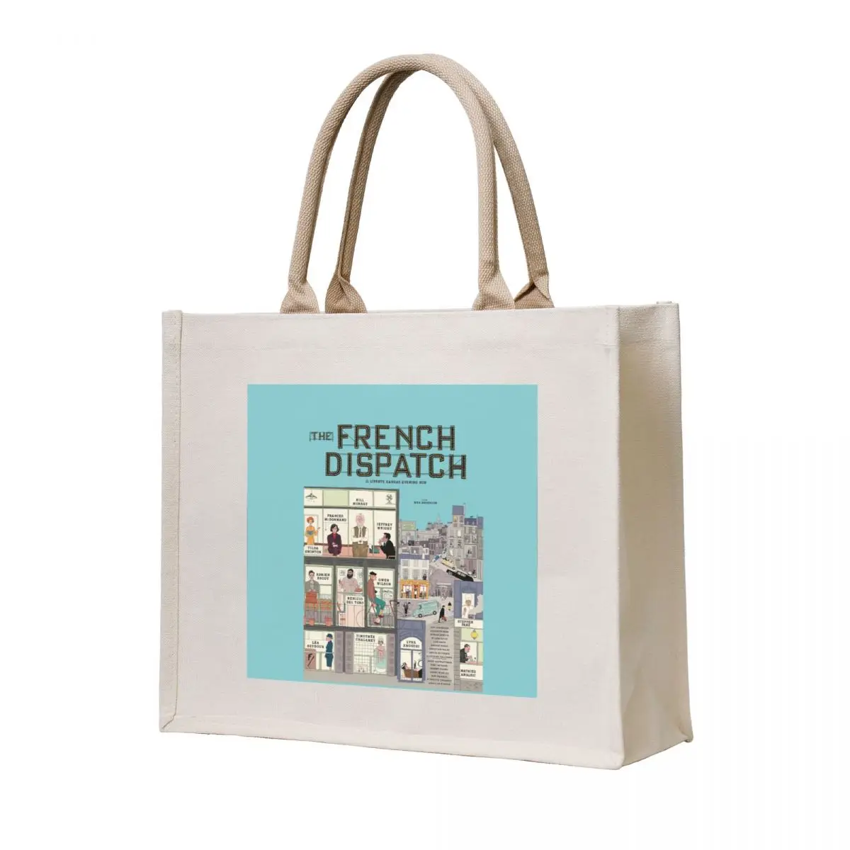

The French Dispatch poster Tote Bag women bag tote bag university Cloth