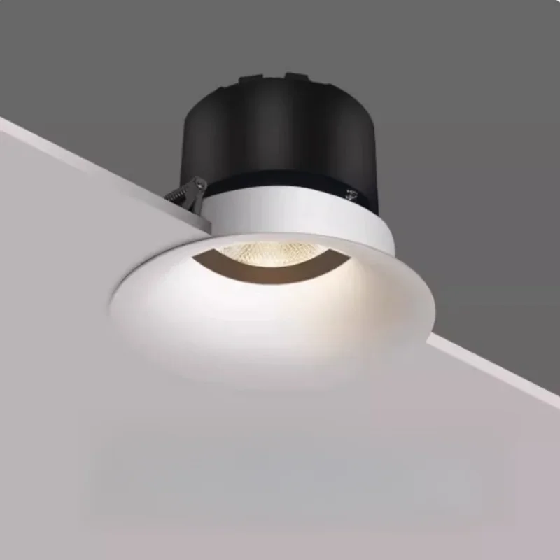 2026 New Model Curved Pendant Light - Frameless, Scaled-After-Cast, Embedded Deep Cup Anti-glare Downlight
