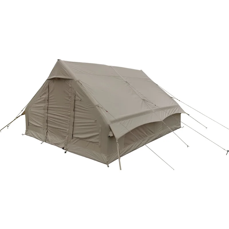 Large Space Outdoor Waterproof Family Inflatable Air Pole Tent Outdoor Camping Inflatable Yurt House Tents