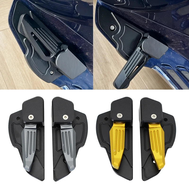 Reposapiés para el asiento trasero de la motocicleta, cubierta de pedales, apta para Vespa Sprint Primavera 50 125 150, accesorios